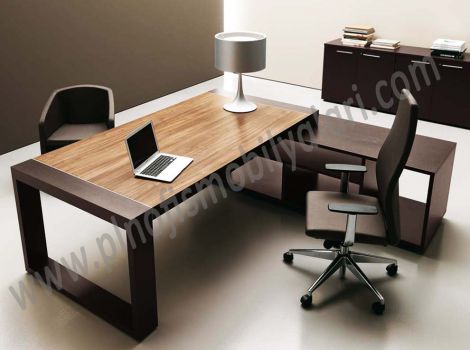 CİLALI MAKAM MASASI , Ofis Mobilyası , Büro Mobilyası , Ofis Mobilyaları , Büro Mobilyaları