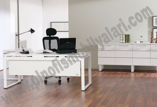 BEYAZ ÇALIŞMA MASASI , Ofis Mobilyası , Büro Mobilyası , Ofis Mobilyaları , Büro Mobilyaları